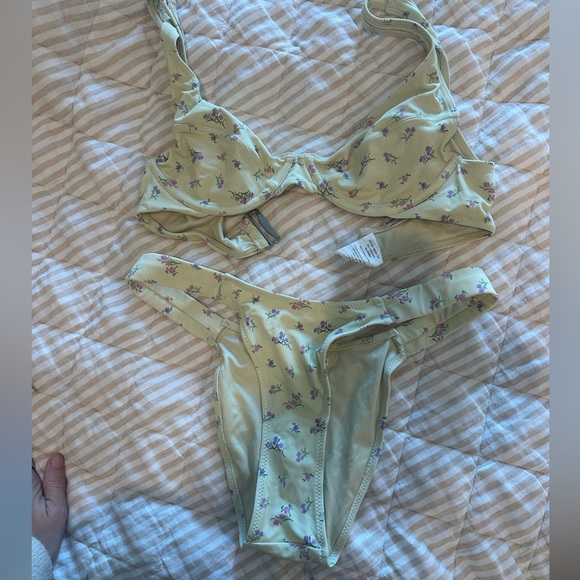 House of CB Other - House of CB Yellow Floral Bikini